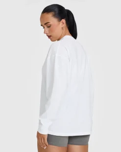 Classic Oversized Lightweight Long Sleeve Top