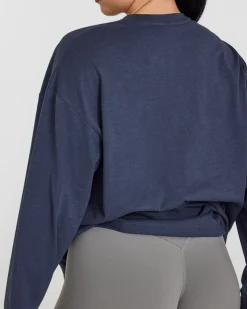 Classic Oversized Lightweight Long Sleeve Top