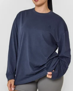 Classic Oversized Lightweight Long Sleeve Top