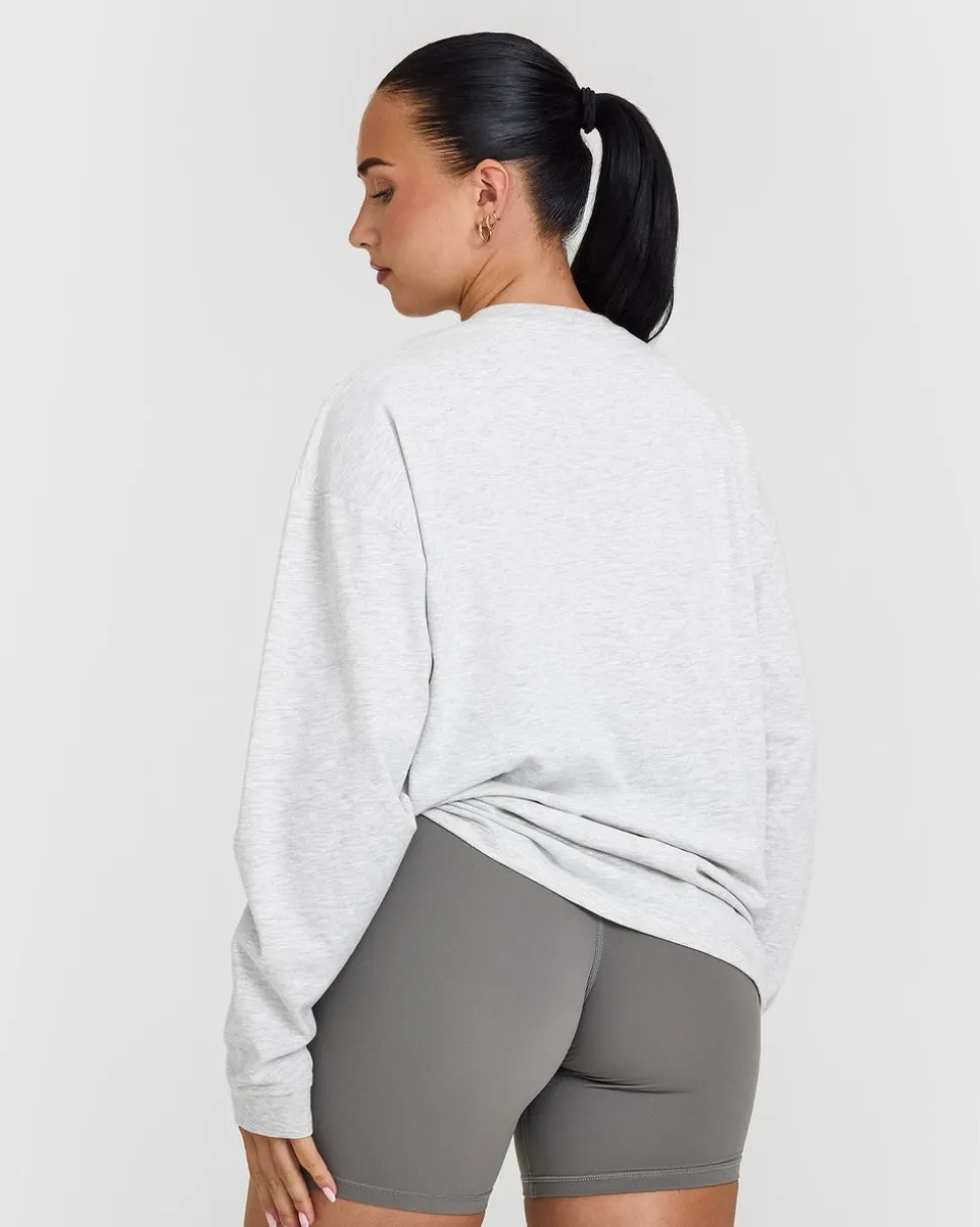 Classic Oversized Lightweight Long Sleeve Top
