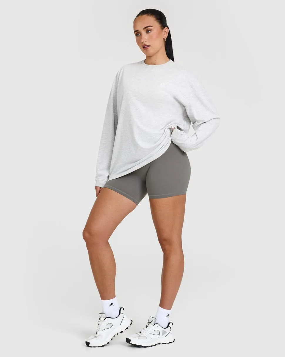 Classic Oversized Lightweight Long Sleeve Top