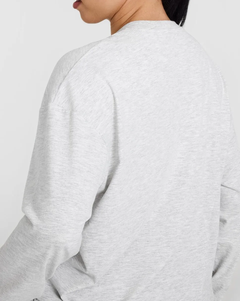 Classic Oversized Lightweight Long Sleeve Top