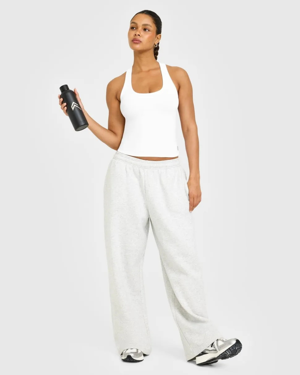 Cotton Fitted Vest with Grey Logo