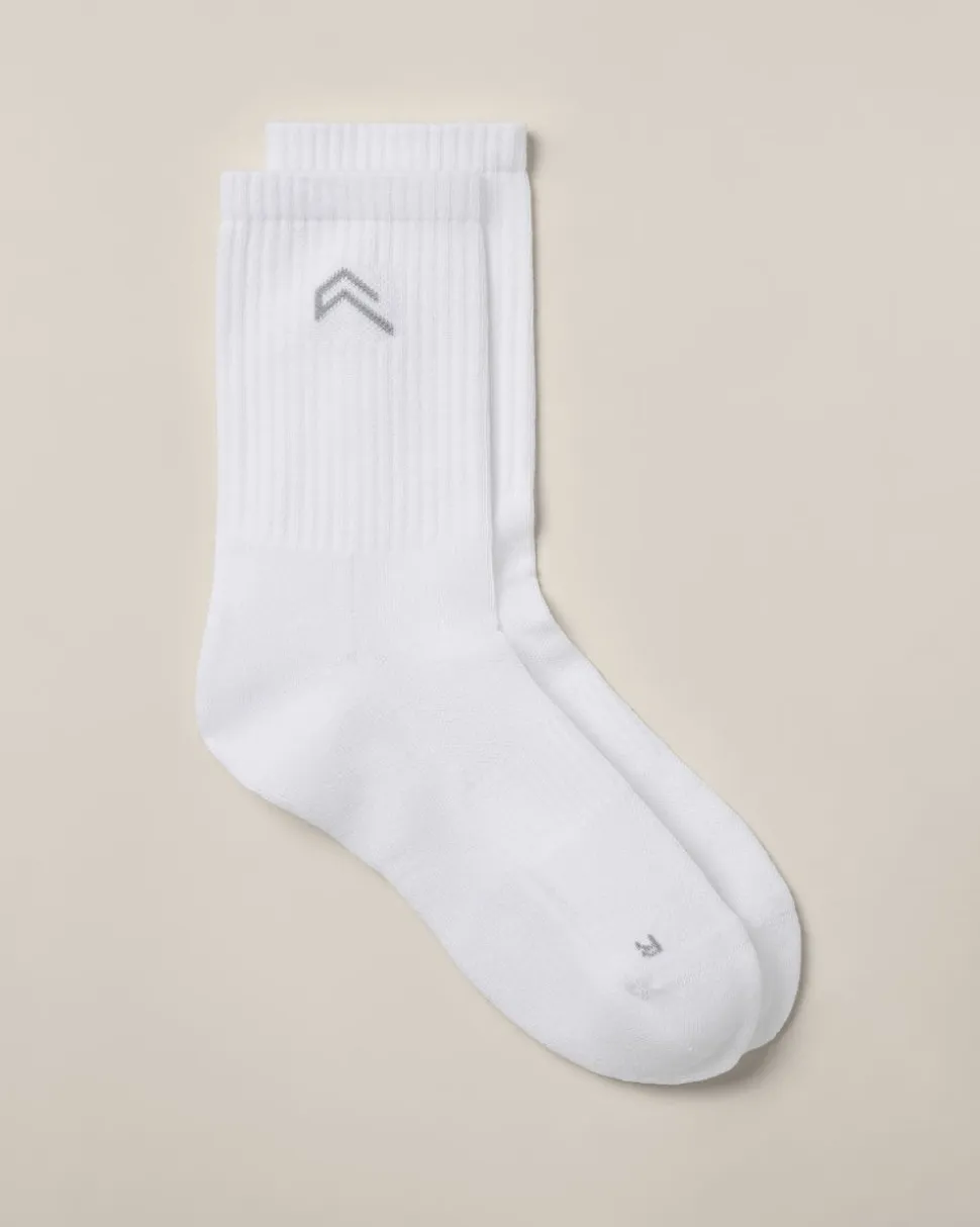 Crew Socks 3 Pack with Grey Logo