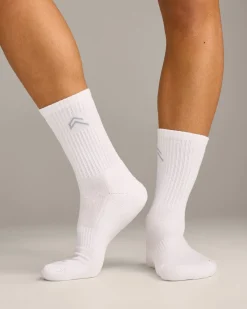 Crew Socks 3 Pack with Grey Logo