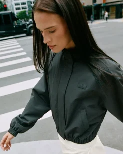 Cropped Bomber Jacket