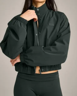 Cropped Bomber Jacket