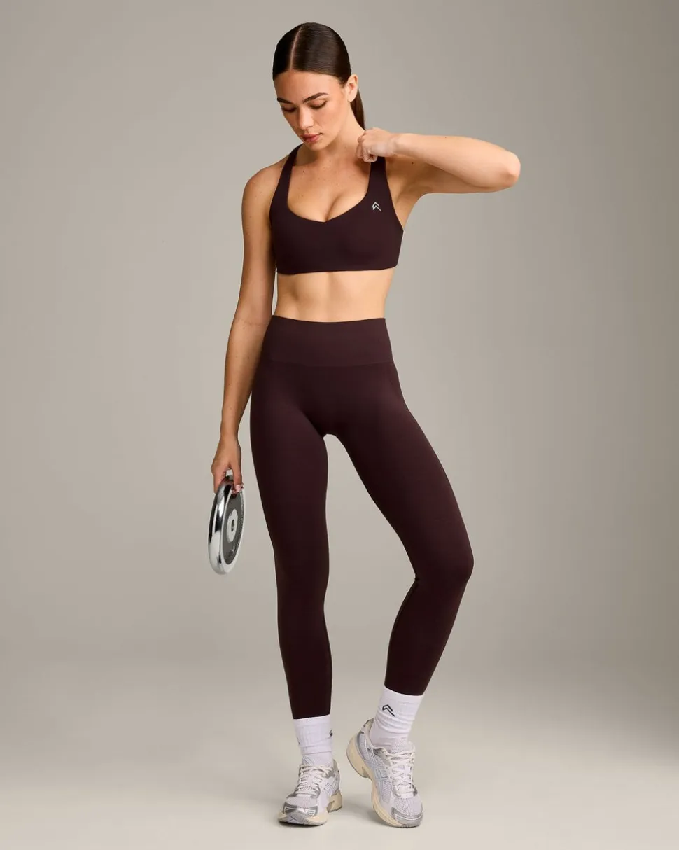 EasyLift™ Cross BackSportsBra with Grey Logo