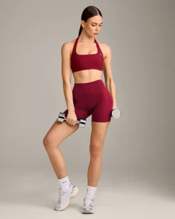 EasyLift™ Halter Bralette with Grey Logo