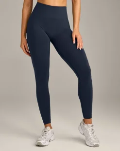 EffortlessLift™ Seamless Leggings with Grey Logo