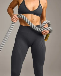 EnhanceLift™ Seamless Leggings with Grey Logo