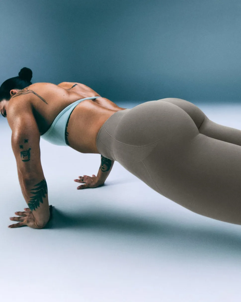 EnhanceLift™ Seamless Leggings with Grey Logo