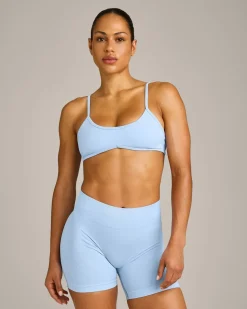 EnhanceLift™ Seamless Minimal Bralette with Grey Logo
