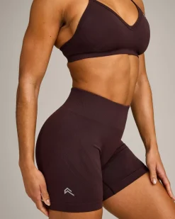 EnhanceLift™ Seamless Shorts with Grey Logo