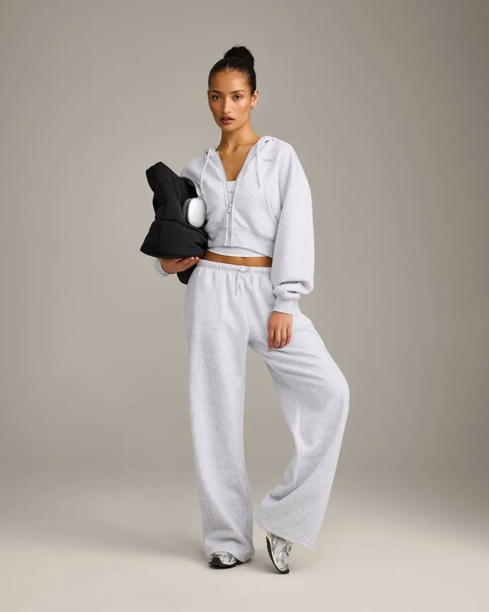 Foundations All Season Cropped Zip Through Hoodie