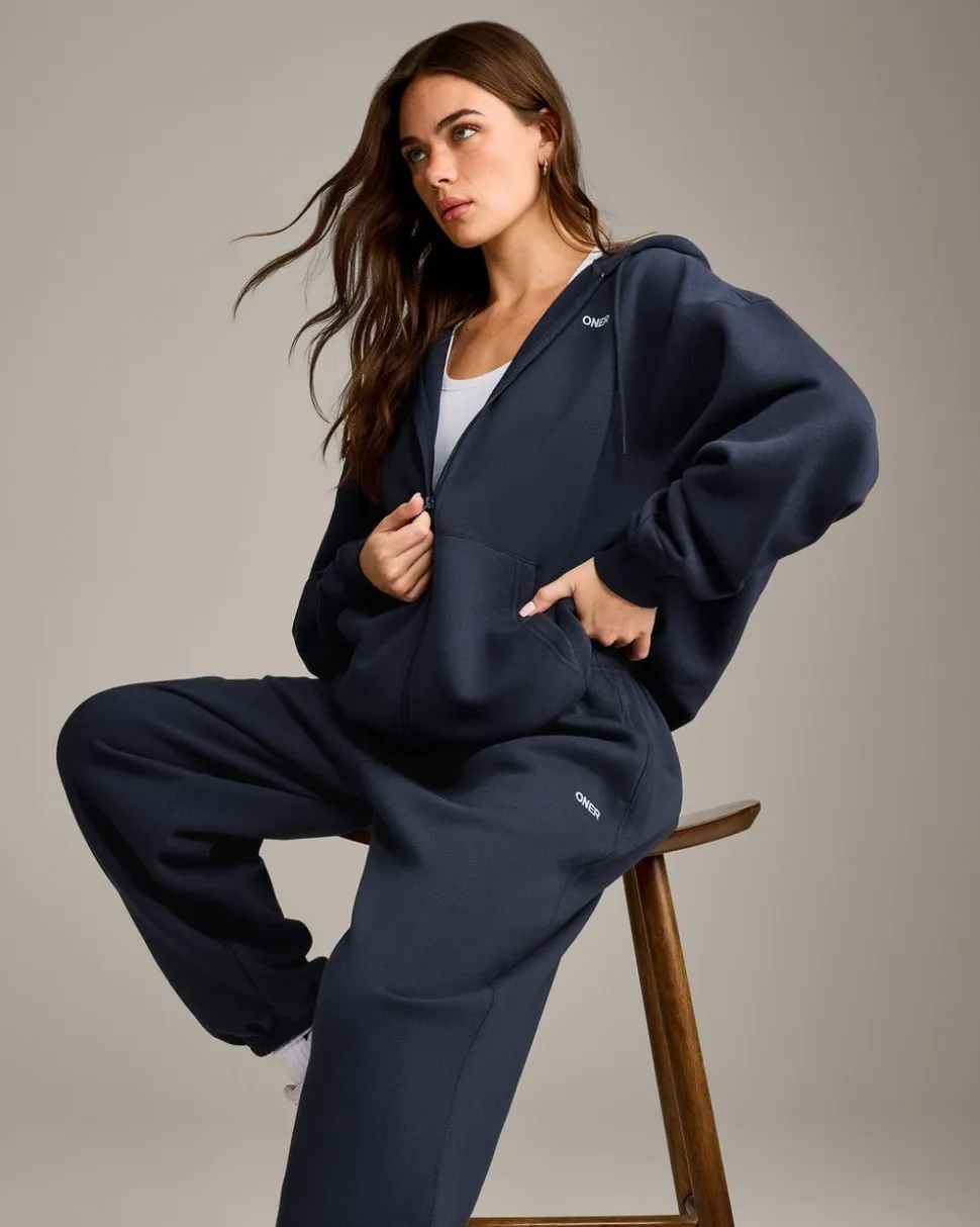 Foundations Cosy Oversized Zip Through Hoodie