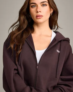 Foundations Cosy Oversized Zip Through Hoodie