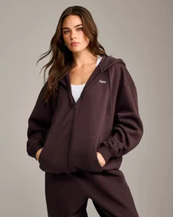 Foundations Cosy Oversized Zip Through Hoodie