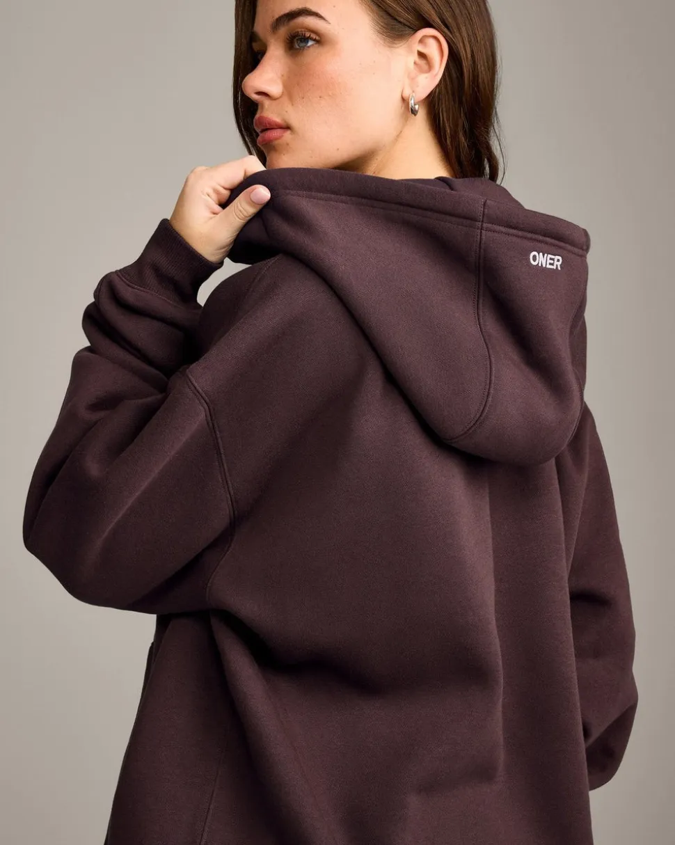 Foundations Cosy Oversized Zip Through Hoodie