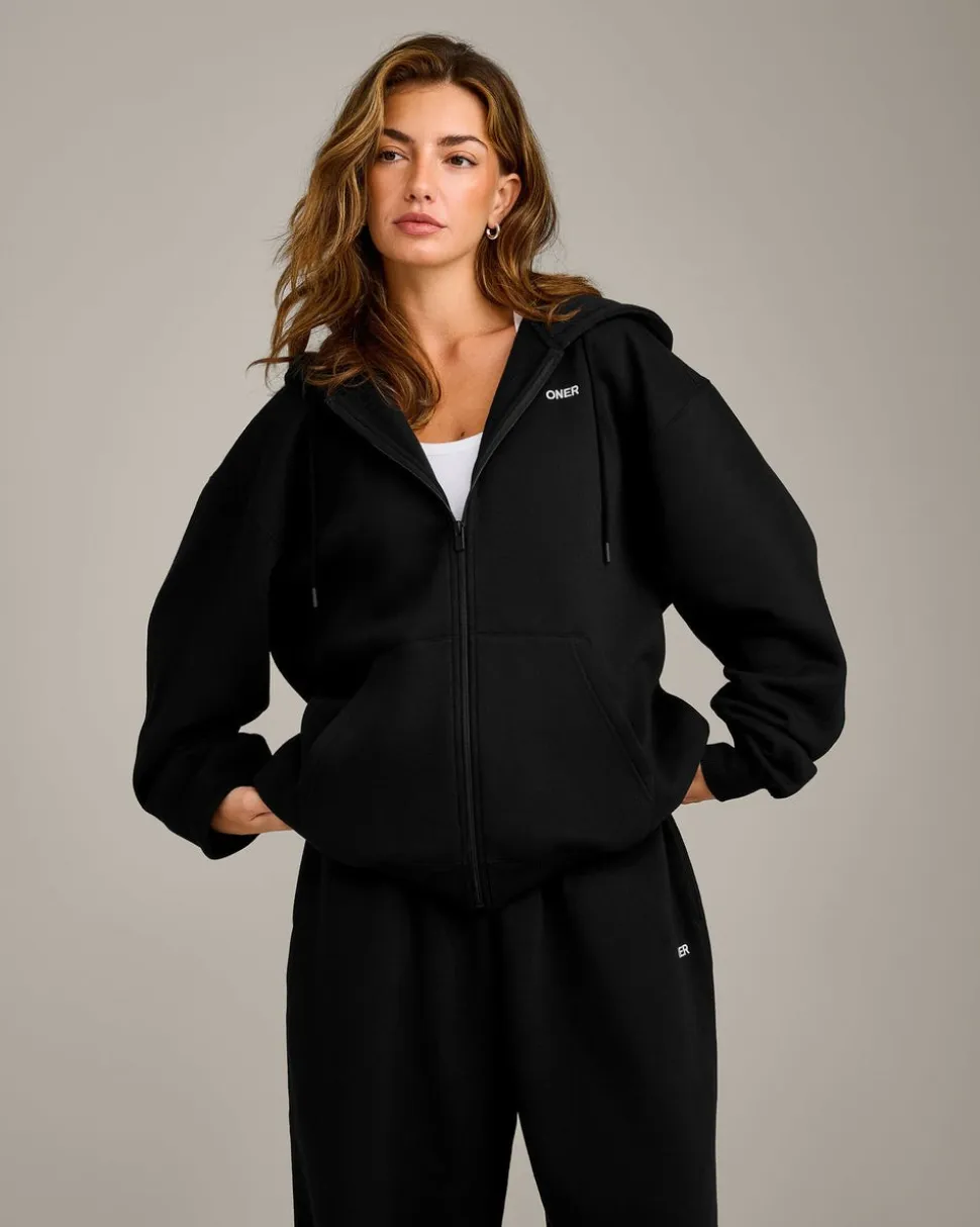 Foundations Cosy Oversized Zip Through Hoodie