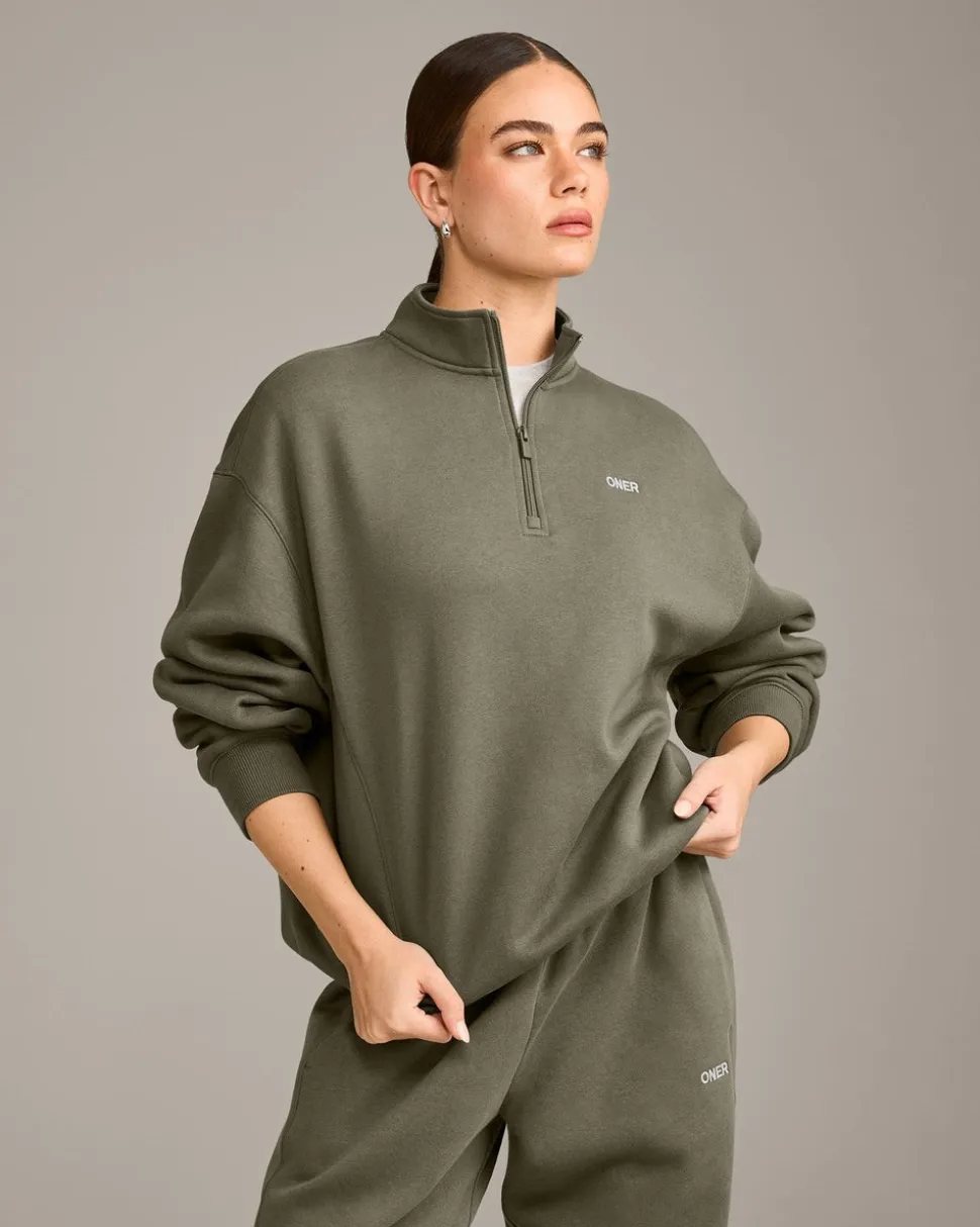 Foundations Cosy 1/4 Zip Sweatshirt