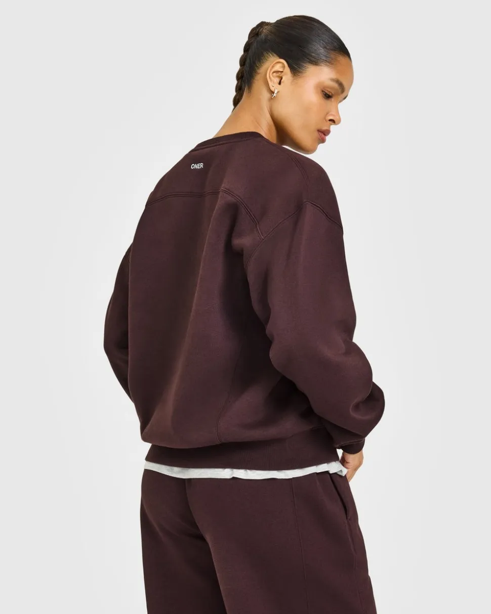Foundations Crew Neck Sweatshirt with Grey Logo
