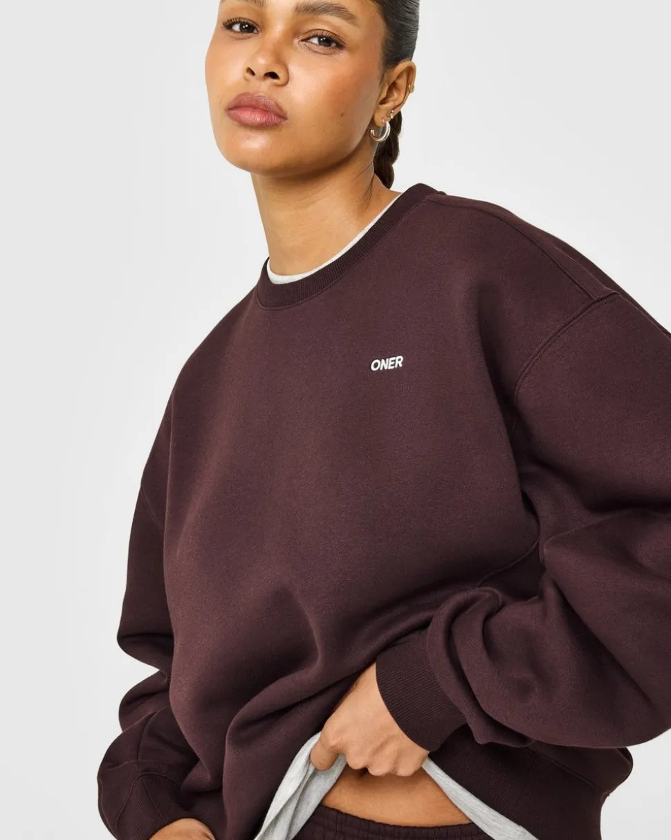 Foundations Crew Neck Sweatshirt with Grey Logo
