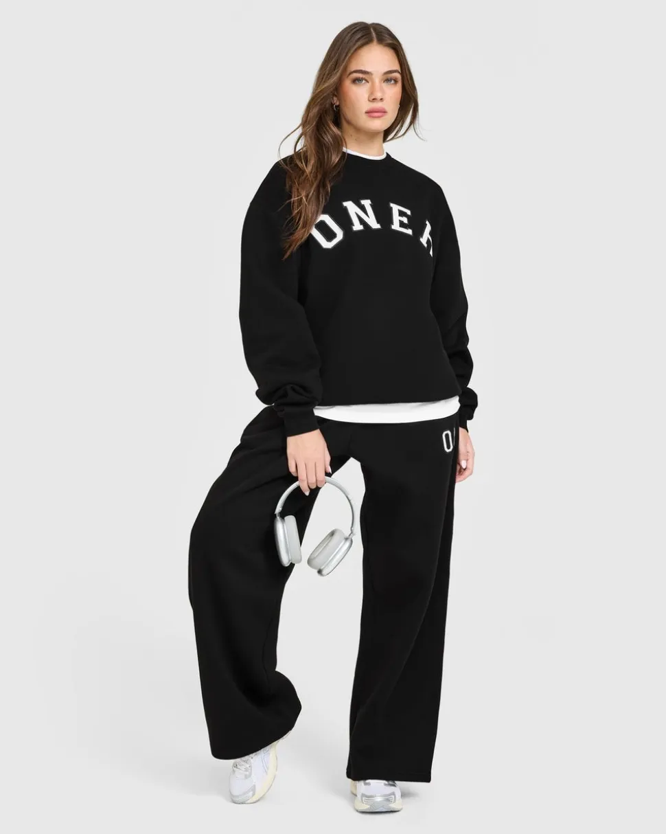 Foundations Oversized Oner Girlfriend Straight Leg Joggers