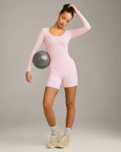 Mellow™ Motion Wide V Neck Long Sleeve Top
