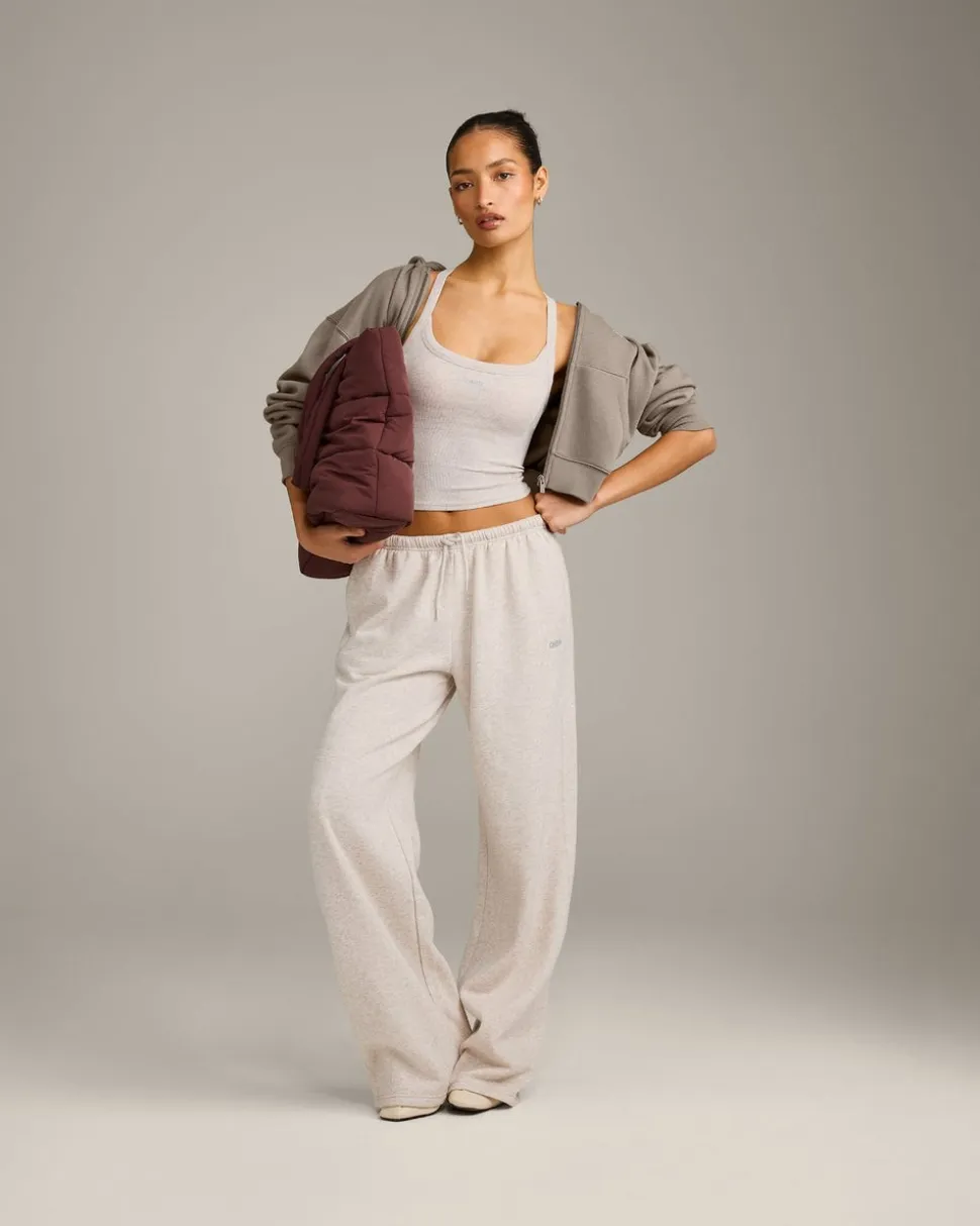 Mellow™ Rib Racer Back Mid Vest with Built in Bra Shelf