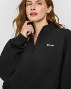 Mid Weight 1/4 Zip Sweatshirt