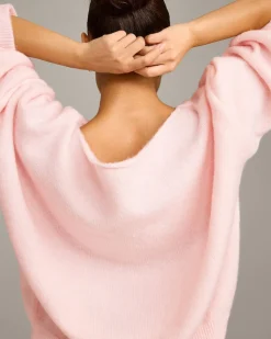 Oversized Knit Off-The-Shoulder Sweater