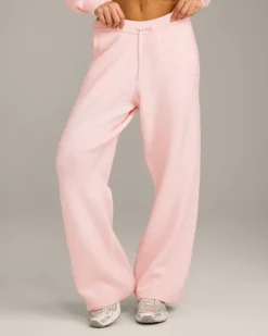 Oversized Knit Straight Leg Bottoms