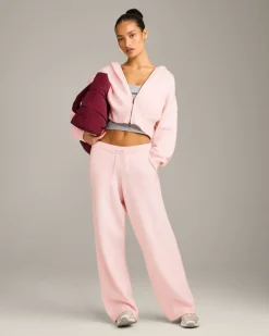 Oversized Knit Straight Leg Bottoms