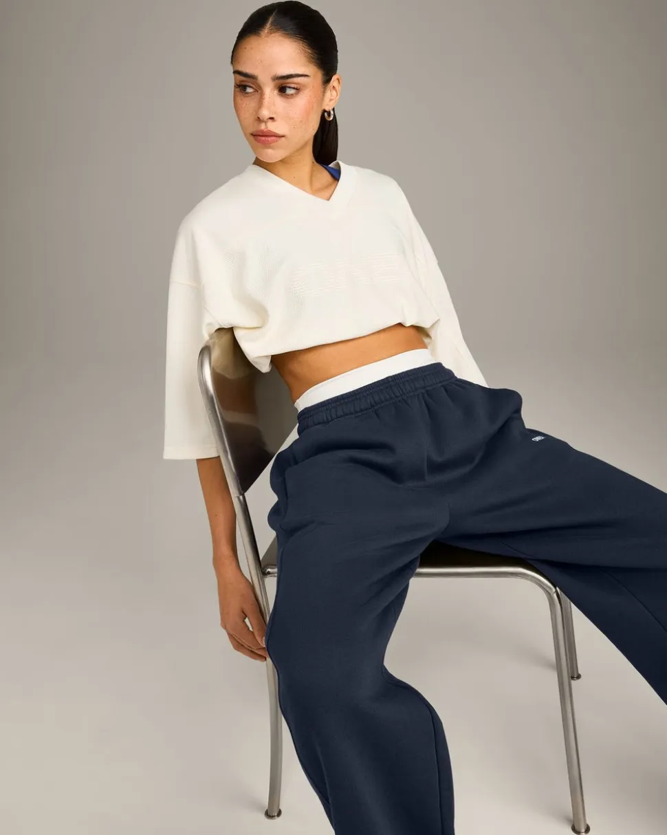 Oversized V Neck T-Shirt with Oner Graphic