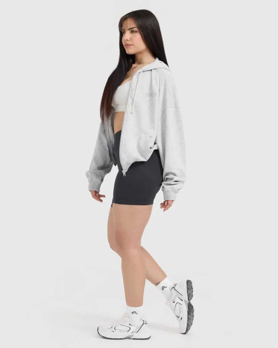 Raw Lounge Oversized Zip Hoodie