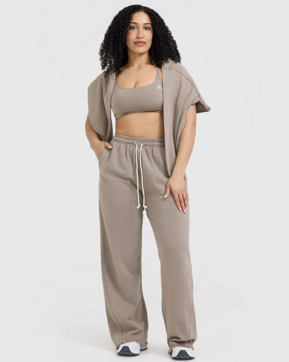 Raw Lounge Wide Leg Joggers