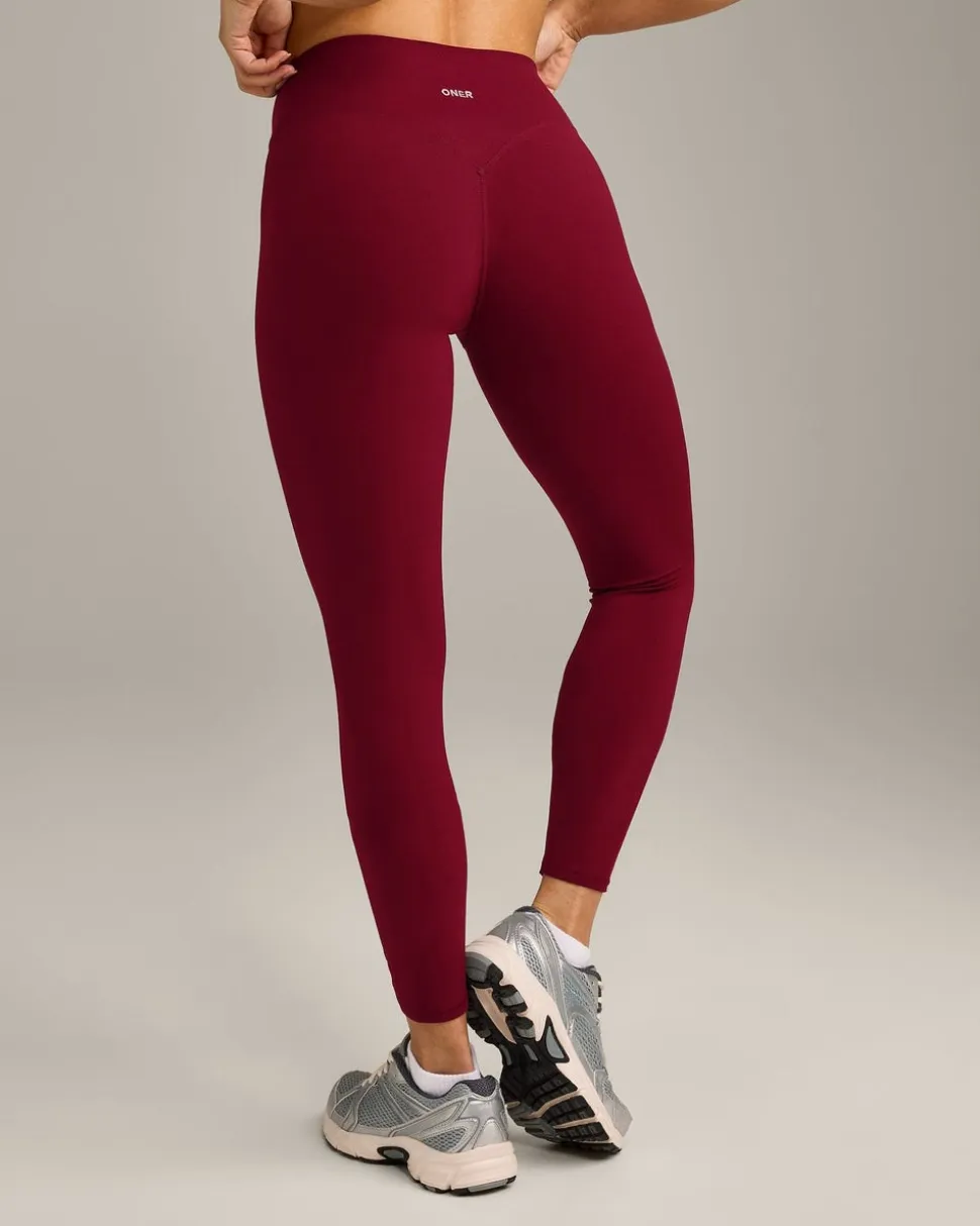 SoftMotion™ High Waisted Leggings with Grey Logo