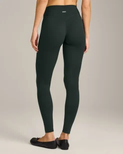 SoftMotion™ High Waisted Leggings with Grey Logo