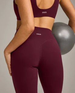 SoftMotion™ High Waisted Leggings with Grey Logo