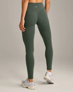 SoftMotion™ High Waisted Leggings with Grey Logo