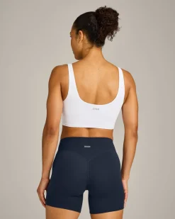 SoftMotion™ Longline Sports Bra with Grey Logo