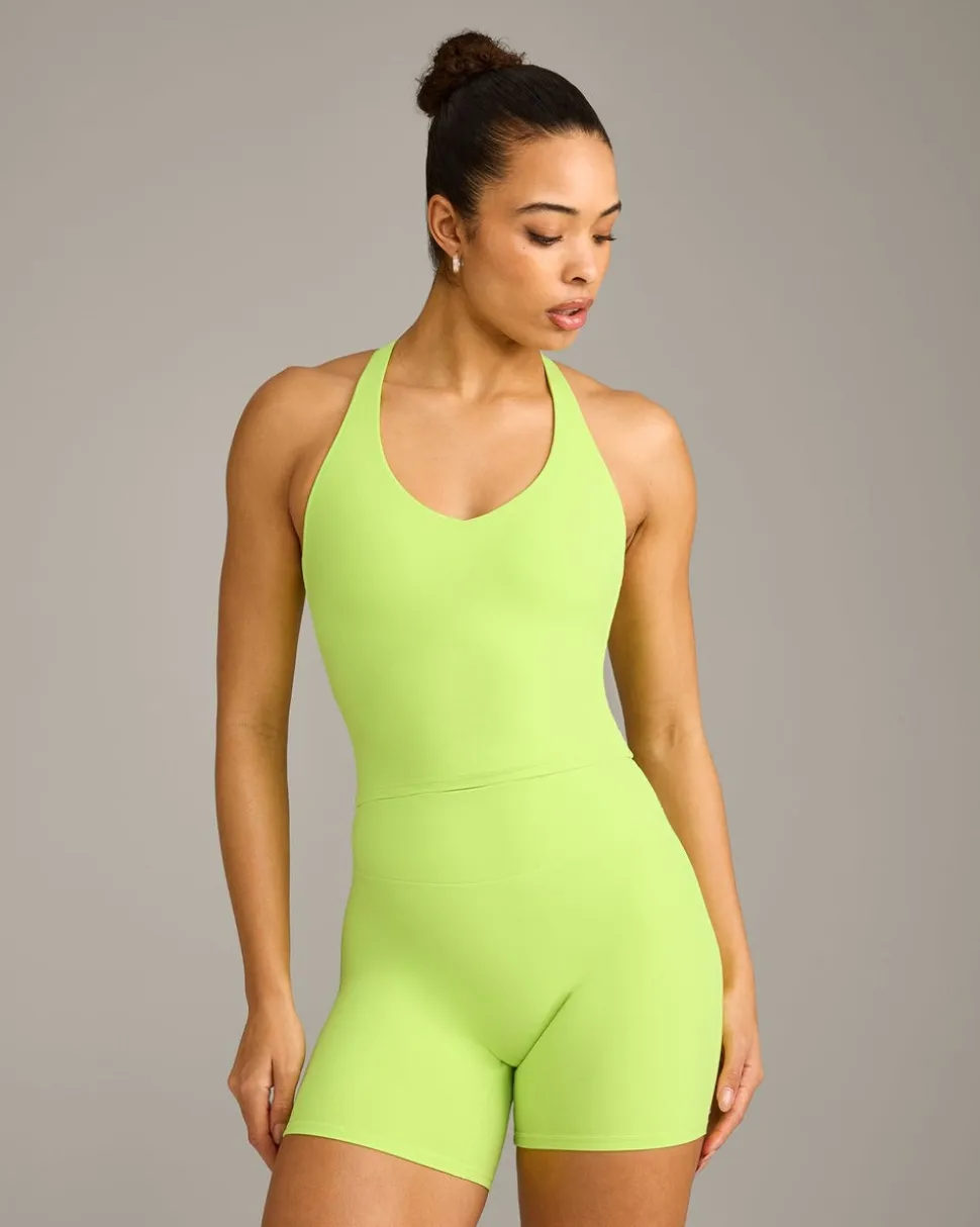SoftMotion™ Racer Back Mid Vest with Built in Bra Shelf with Grey Logo