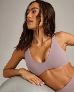 SoftMotion™ Scoop Back Bralette with White Logo