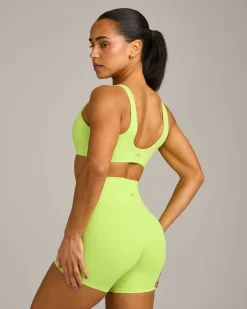 SoftMotion™ Scoop Back Bralette with Grey Logo