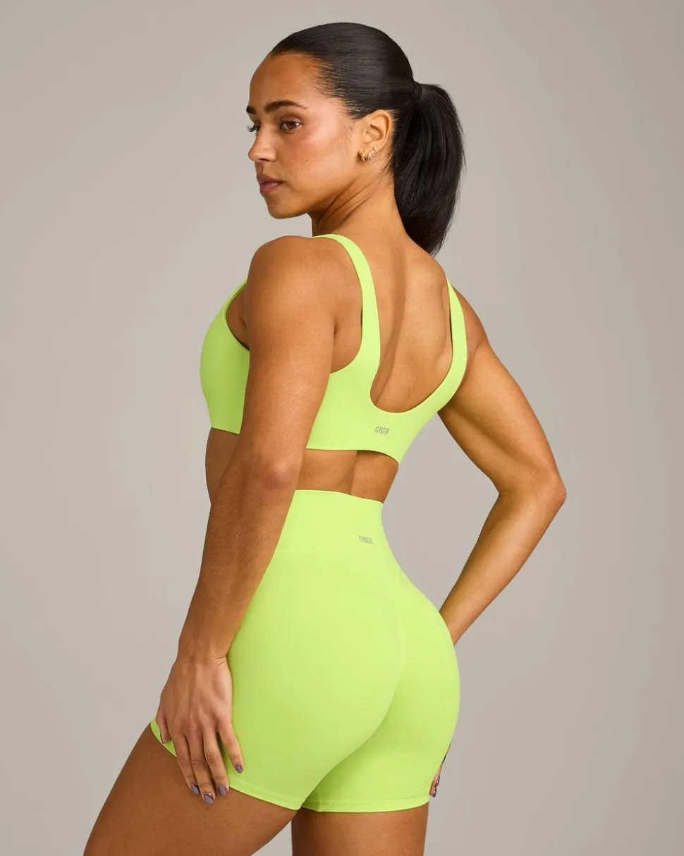 SoftMotion™ Scoop Back Bralette with Grey Logo