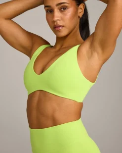 SoftMotion™ Scoop Back Bralette with Grey Logo