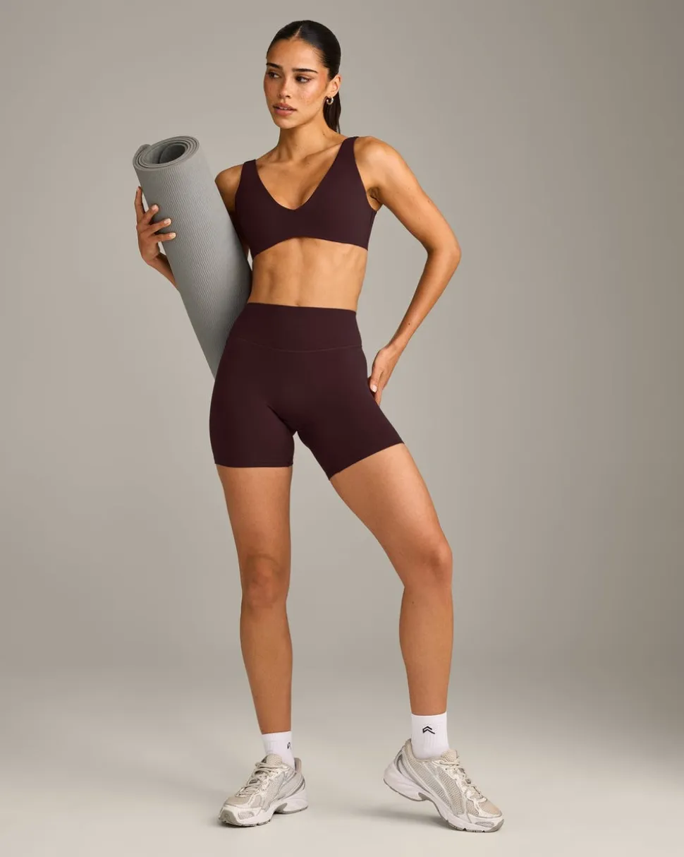 SoftMotion™ Scoop Back Bralette with Grey Logo