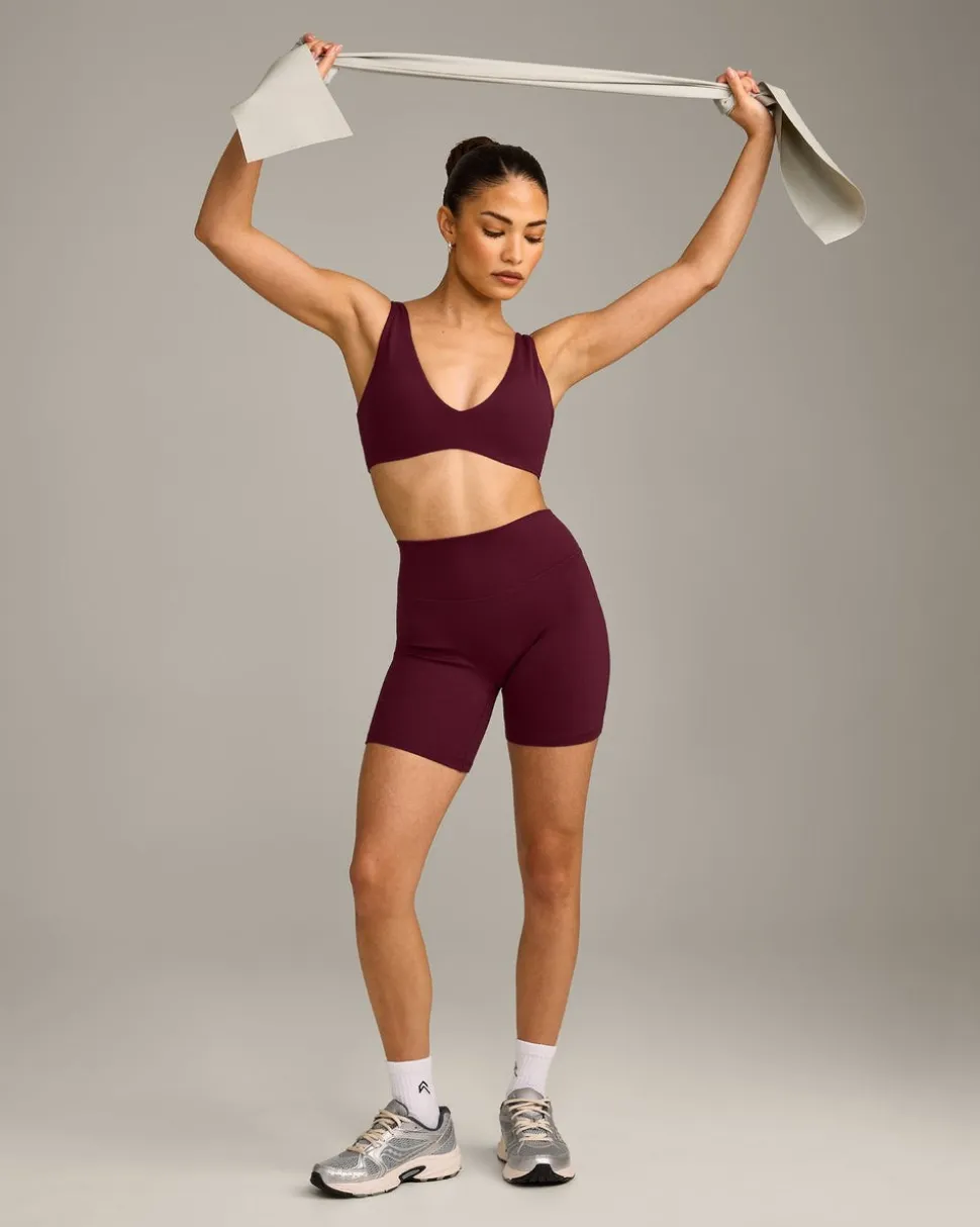 SoftMotion™ Scoop Back Bralette with Grey Logo