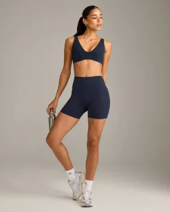 SoftMotion™ Scoop Back Bralette with Grey Logo